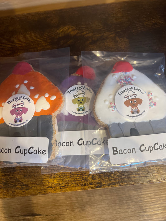 Bacon pupcake