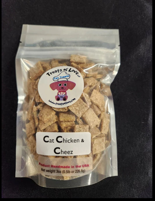 Chicken and cheez -cat treats