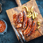 Brats- Pepper cheddar